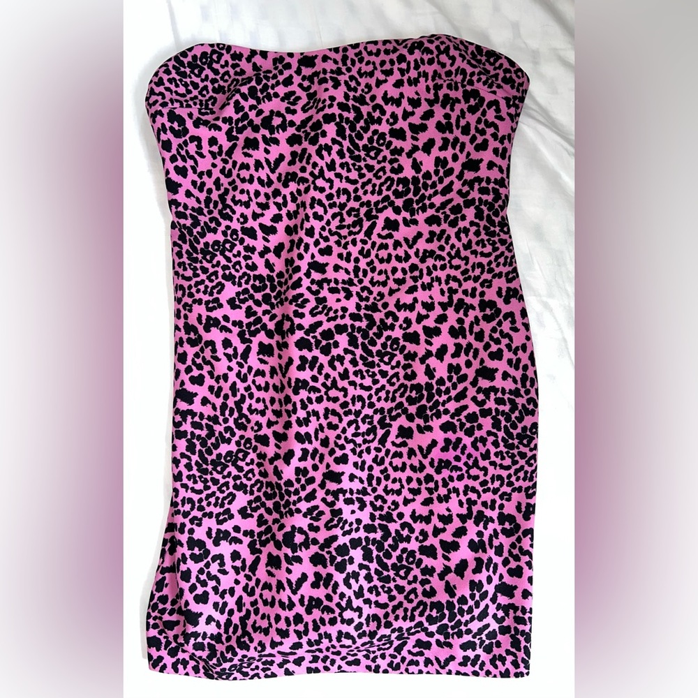 Size 8 Mini Animal Print Dress from Likely (Revolve)
